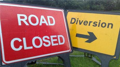  - Road Closure  towards Fitz from the Leaton Memorial 22nd  - 25th FEBRUARY