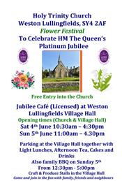 Flower Festival at Weston Lullingfields