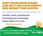 Keep Shropshire Warm Update