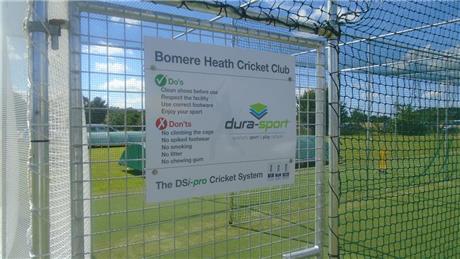  - New All Weather Cricket Nets at Bomere Heath